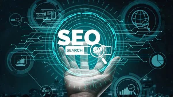 SEO analytics and keyword ranking dashboard